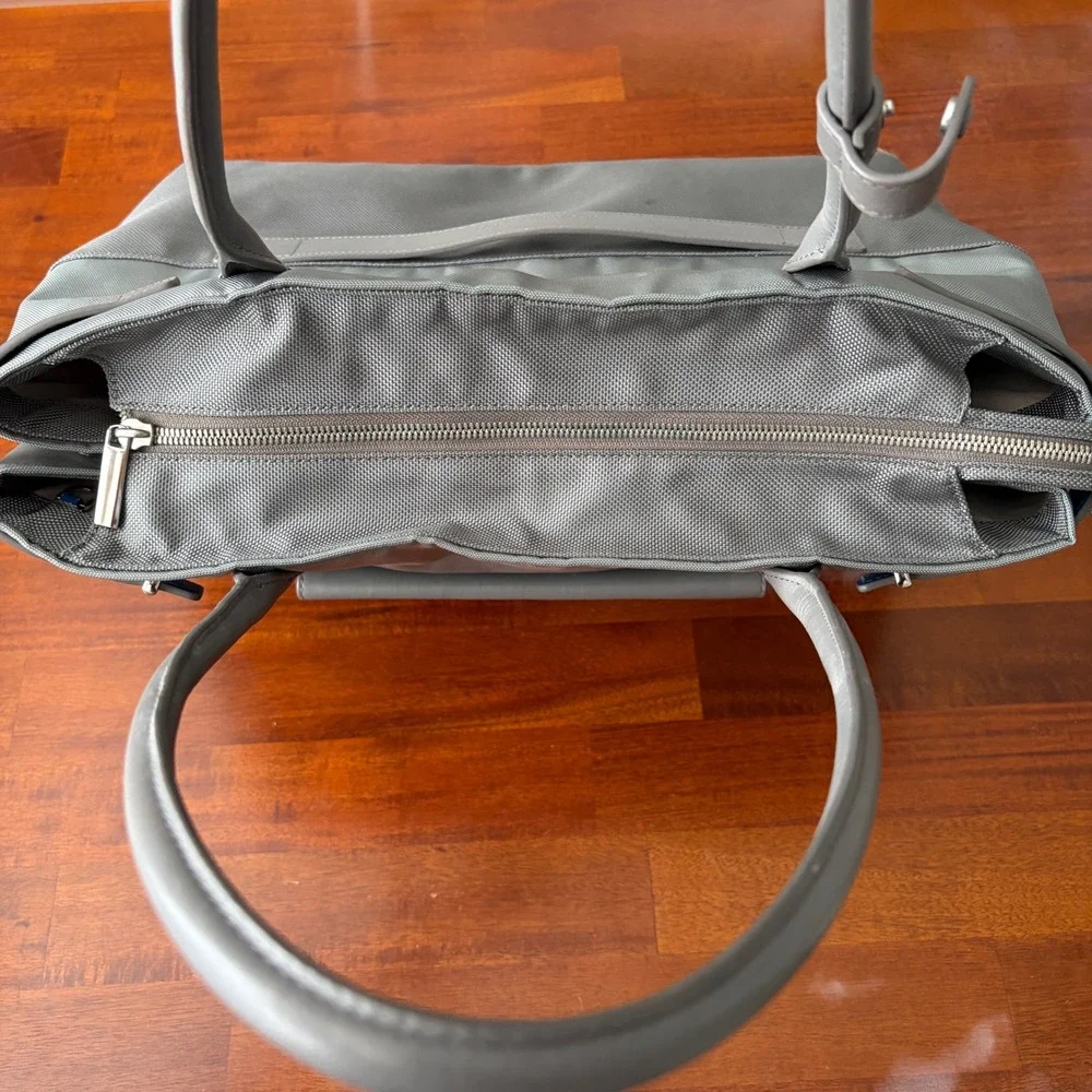Tumi Gray Crissy Business Laptop Tote Bag